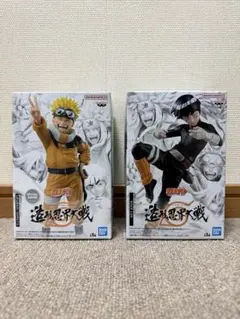 NARUTO疾風伝 造形忍界大戦 ナルト(未開封) ロック・リー(箱開封品)