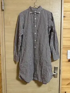 JAMES & CO. チェック柄 シャツワンピース サイズ2