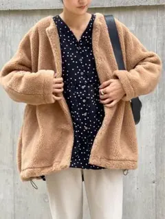 ボアコート フリースジャケット