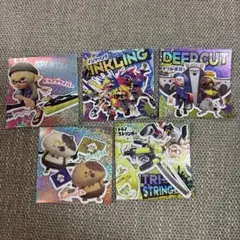 スプラトゥーン3 バンカラコレクションステッカー5枚セット