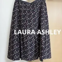 LAURA ASHLEY ローラアシュレイ　プリーツスカート 幾何学模様