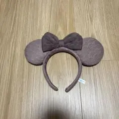 ディズニー カチューシャ ニット ブラウンのサムネイル