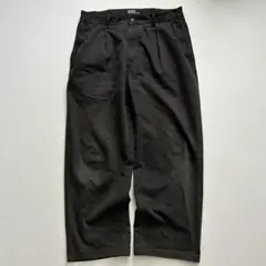 90s ラルフローレン タックチノ ブラック 34×30 鬼フェード