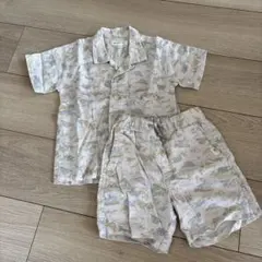 恐竜柄 半袖シャツとショーツセット