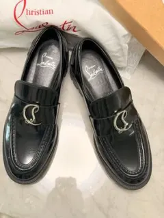 Christian Louboutin ブラックローファー 37