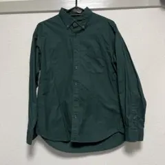 ジーユー　GU オックスフォードシャツ　ボタンダウン　グリーン　サイズM 送料込