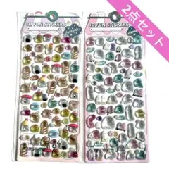 A オバケーヌ　ボンボンドロップシール　2枚セット　立体シール