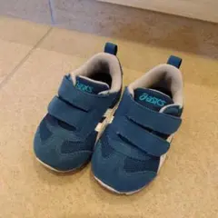 ASICS ベビー スニーカー 青