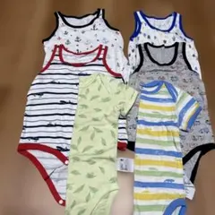 ベビー肌着セット 90cm タンクトップ・ロンパース