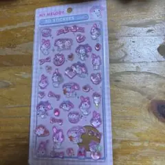 マイメロディ 3Dステッカー ピンク