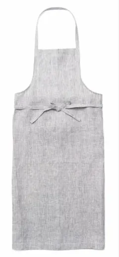 【未使用】Fog Linen Work リネンエプロン ストライプのサムネイル