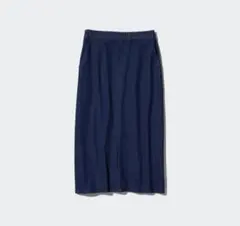UNIQLO ウルトラストレッチナロースカート ネイビー Sサイズ