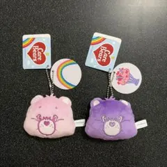 Care Bears ミラー付きフェイスマスコット 2個セット