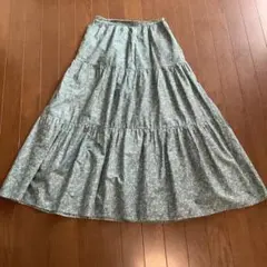 サマンサモスモス小花柄 ティアードロングスカートのサムネイル