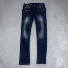 y2k 00s chain grunge NICOLE denim 濃紺のサムネイル