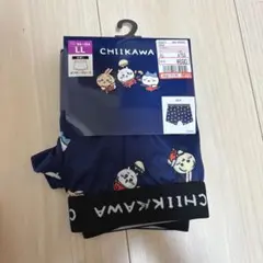 新品タグ付き ちいかわ ボクサーブリーフ　 LL ネイビー