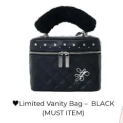 ルミニョン　バニティバッグ ルミニョン 福袋限定 lumignon vanity bag バニティ ブラック - メルカリ