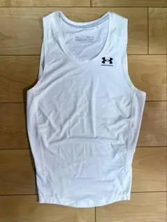 Under Armour コンプレッションタンクトップ SM/P/CH ホワイト