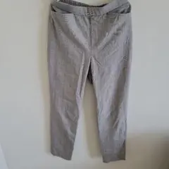 grove グレー チェック柄 スラックス S