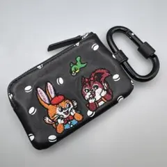 sampoxearコラボ スペースイレイザーケース、バッグチャーム刺繍 未