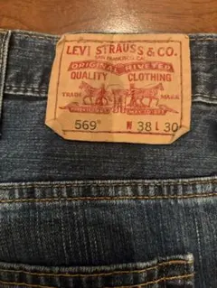 00s Levi's 569 ワイドストレートデニムパンツ W38 L30