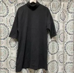 新品　ZARA ザラ　七分袖　チュニック　ワンピース　タートルネック　L