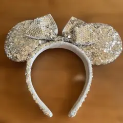 ディズニー　シルバー　カチューシャ