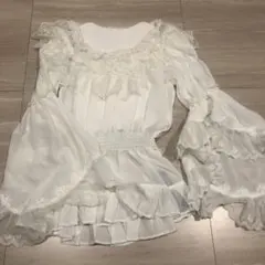 ロリータ　甘ロリ　ゴスロリ　クラシカル　ファンシー　トップス　ブラウス　レース