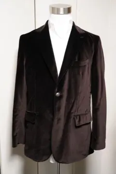 ダークブラウンベルベットジャケット