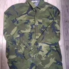L.L.Bean 迷彩柄 長袖フリースシャツ M REG（USAサイズ)