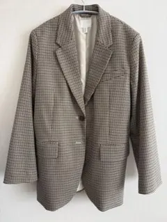 H&M チェック柄 テーラードジャケット XS