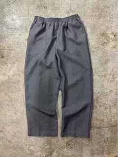 90s イージースラックス グレー ワイドパンツ ヴィンテージ 古着