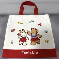 familiar ファミリア ミニトートバッグ 美品
