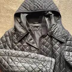 ZARA WOMAN ダークグレー キルティングジャケット