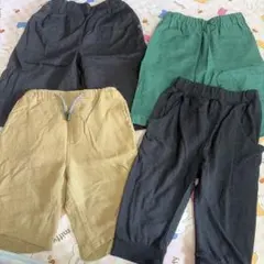 しまむら　ボトムス　ハーフパンツ　5部　7部丈　120サイズ 4点セット