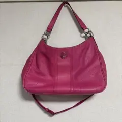 COACH ピンク ショルダーバッグ