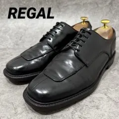 美品✨REGAL 25.0cm Vチップ 黒 ビジネスシューズ レザー 本革 - メルカリ
