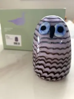 iittala イッタラ フクロウ ガラス製 置物 - メルカリ