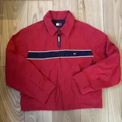 TOMMY HILFIGER 赤 ジップアップジャケット