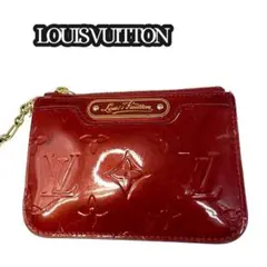Louis Vuitton 赤 エナメル キーケース レッド 小銭入れ - メルカリ
