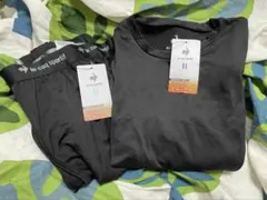 ルコック　メンズインナー　上M下L　保温裏毛ストレッチ