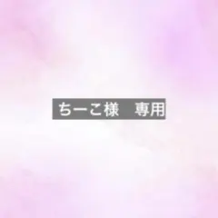 ちーこ様　専用