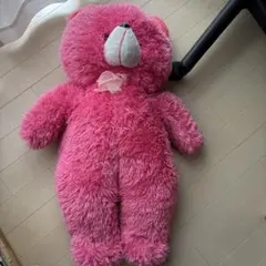くまのぬいぐるみ ピンク