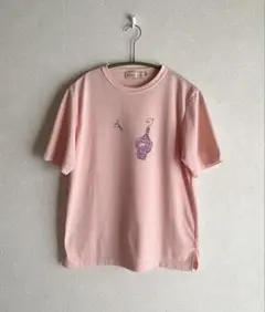 Fox fire フォックスファイヤー 半袖Tシャツ ピンク 鳥と鳥かご柄のサムネイル