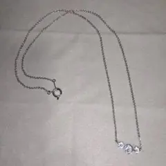 MJC シルバーネックレス ジルコニア