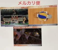 ハイキュー　ゴミ捨て場の決戦展　トレーディングスナップカードセット　烏野　音駒