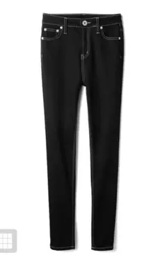 ブラックスキニーデニム ハイウエスト