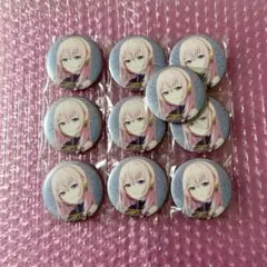 プロセカ 9B グリッター缶バッジ　巡音ルカ