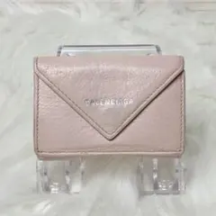 【良品】BALENCIAGA 三つ折り財布 コンパクトウォレット ペーパーのサムネイル