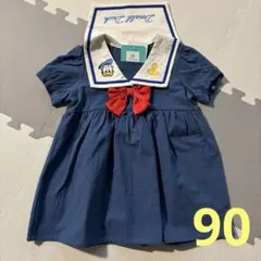 バースデイ＊futafutaフタフタ×ディズニー ドナルドセーラーワンピース90
